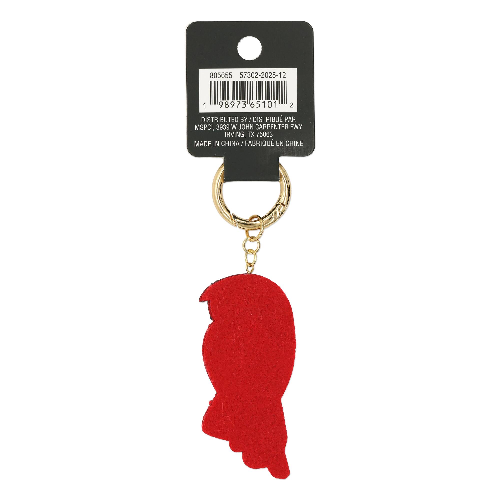 Summer Beaded Red Parrot Bag Charm by Make Market®